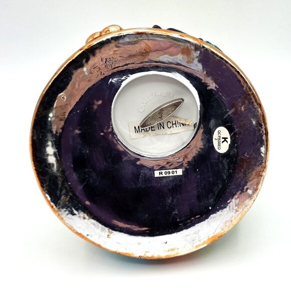 Vintage Mr. Christmas Tree Presents Hinged Music Box Rotating Train Inside Video - Picture 12 of 13